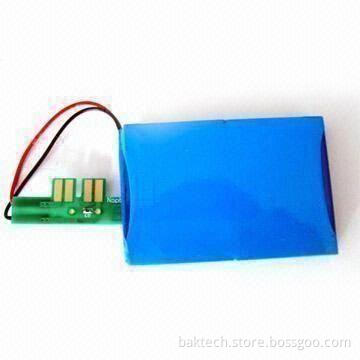 3.7V Li-ion Battery Pack with 2,100mAh Capacity, Available in Various Sizes